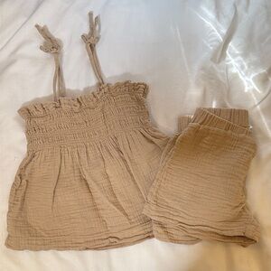 H&M Kids Matching Set in Beige
